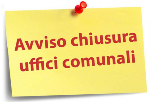 Chiusura uffici giovedì 4 dicembre 2025
